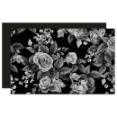 Tischset mit Digitaldruck Schwarze Rose