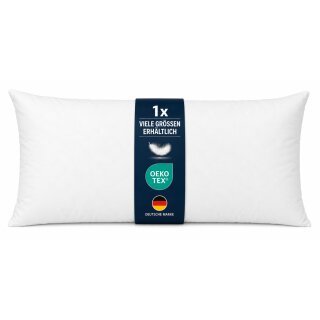Füllkissen 40x80cm Innenkissen mit Entenfedern für Dekokissen
