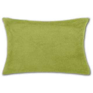 Kissenhülle "Kuschel" ca. 40x60cm grün - olivgrün ohne Füllung
