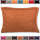 Kissenhülle "Kuschel" ca. 40x60cm terracotta - ochre mit Füllung