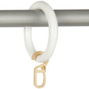 Faltenleghaken beige für 9mm Gardinenringe (10er Set)