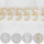 Faltenleghaken beige für 9mm Gardinenringe (10er Set)