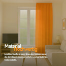 Gardine Blickdicht "Ellen" mit Universalband - 140x145 cm - Hellorange