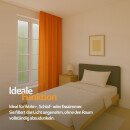 Gardine Blickdicht "Ellen" mit Universalband - 140x145 cm - Hellorange