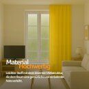 Gardine Blickdicht "Ellen" mit Universalband - 140x145 cm - Gelb