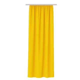 Gardine Blickdicht "Ellen" mit Universalband - 140x245 cm - Gelb