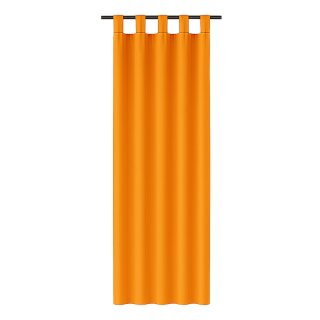 Dekoschal Ellen Schlaufen, 140x145cm - Hellorange