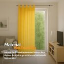 Dekoschal Ellen Schlaufen, 140x145cm - Gelb