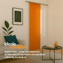 Flächenvorhang Schiebegardine Ellen mit Technik Hellorange