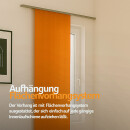 Flächenvorhang Schiebegardine Ellen mit Technik Hellorange