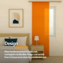 Flächenvorhang Schiebegardine Ellen mit Technik Hellorange