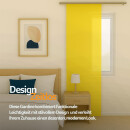 Flächenvorhang Schiebegardine Ellen mit Technik Gelb