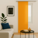 Flächenvorhang Schiebegardine Ellen ohne Technik Hellorange