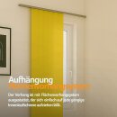 Flächenvorhang Schiebegardine Ellen Gelb ohne Technik