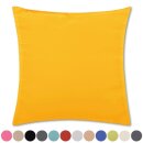 Kissenbezüge „Ellen“ mit Reißverschluss 50x50cm ohne Füllung Hellorange