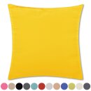 Kissenbezüge „Ellen“ mit Reißverschluss 50x50cm ohne Füllung Gelb