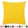 Kissenbezüge „Ellen“ mit Reißverschluss 50x50cm ohne Füllung Gelb