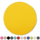 Kissenbezüge „Ellen“ mit Reißverschluss 50cm rund ohne Füllung Gelb