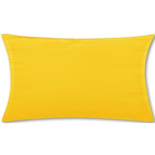 Kissenhülle "Ellen" im modernen Uni-Design Gelb 40 x 60 cm