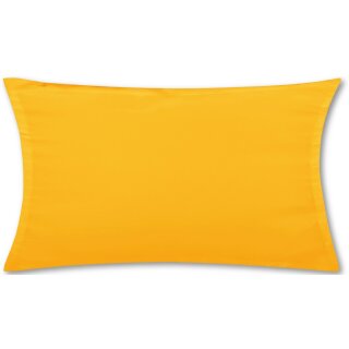 Kissenhülle "Ellen" im modernen Uni-Design Orange 40 x 80 cm