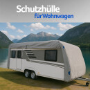 Schutzhülle für Wohnwagen, Caravan Abdeckung in der Größe "S" (Länge x Breite x Höhe) 460x250x220cm
