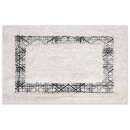 Badematten - Natur und Hellbeige - 45 x 70cm (Lines)