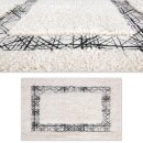 Badematten - Natur und Hellbeige - 45 x 70cm (Lines)