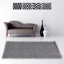 Teppiche black & white 50x80cm Arrow