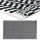 Teppiche black & white 50x80cm Arrow