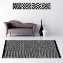 Teppiche black & white 50x80cm Hash
