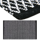 Teppiche black & white 50x80cm Hash
