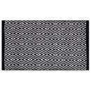 Teppiche black & white 60x90cm Diamond