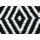 Teppiche black & white 60x90cm Diamond