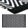 Teppiche black & white 60x90cm Diamond