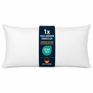Füllkissen 40x80cm Innenkissen mit Polyesterfüllung Klasse 1 für Dekokissen