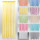 Ösenschal Noella Transparent 140x145cm, Farbe: gelb - lemongelb