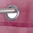 Ösenschal Noella Transparent 140x145cm, Farbe: bordeaux - beere
