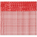 Fadenvorhang 90 x 240cm, rot - korallenrot