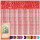 Fadenvorhang 90 x 240cm, rot - korallenrot