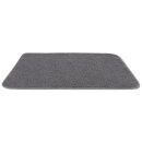 Tierdecke Lammflor grau - hellgrau 70x100cm