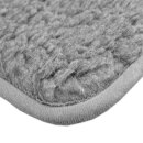 Tierdecke Lammflor grau - hellgrau 70x100cm