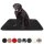 Tierdecke Lammflor schwarz - jet black 70x100cm