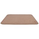 Tierdecke Lammflor hellbraun - nougat 70x100cm
