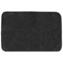 Tierdecke Lammflor schwarz - jet black 80x120cm