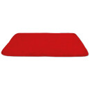 Tierdecke Lammflor rot - salsa 80x120cm