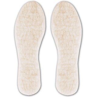 Einlegesohlen, Lammflor Schuheinlagen - 35/36 - Beige