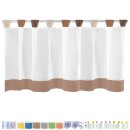 Bistrogardine mit Schlaufen, ca. 150x45cm "braun -...