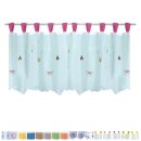 Bistrogardine mit Schlaufen, ca. 150x45cm "pink -...