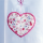 Bistrogardine mit Schlaufen, ca. 150x45 cm "bunt - Herzen"