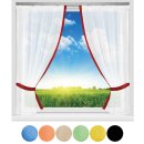 Gardinenset mit Stangendurchzug "Satin" 140x120cm